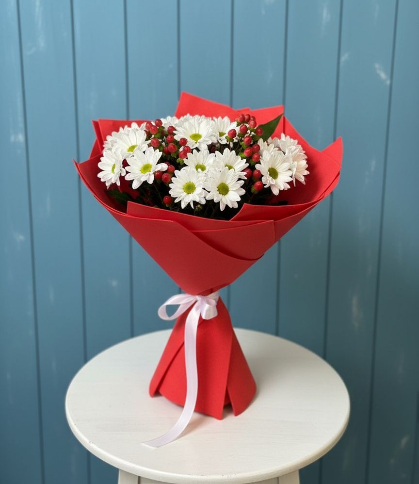 Букет цветов из: Хризантемы в Кумертау