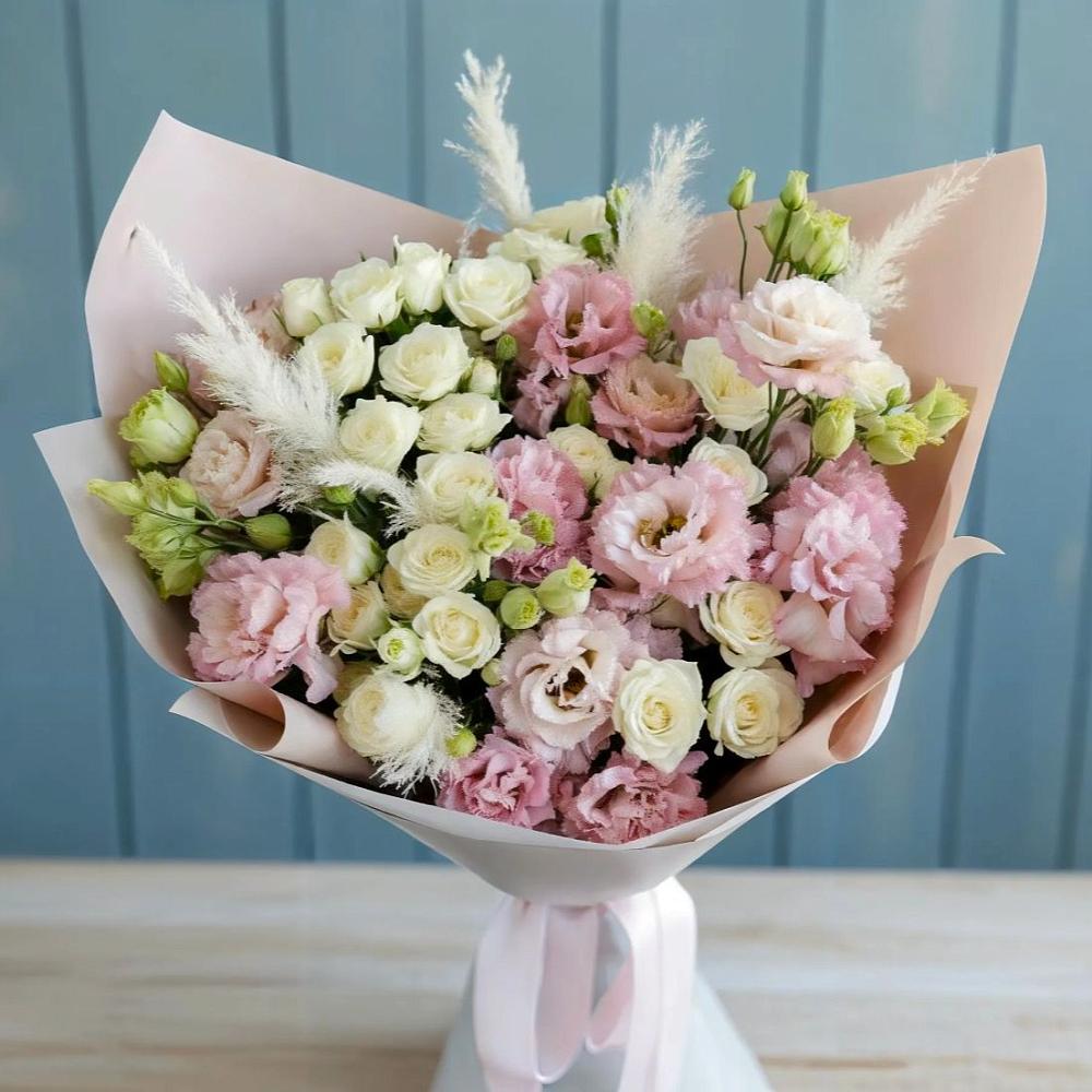 Букет цветов из: Альстромерии и Розы в Кумертау