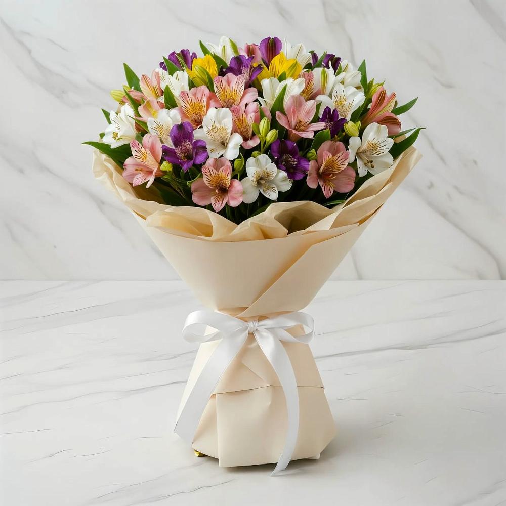 Букет цветов из: Альстромерии в Кумертау