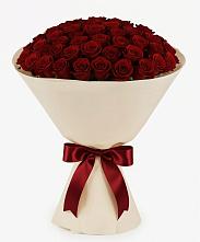 Букет 101 Бордовая роза Блэк Бакарра в Кумертау