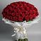 Букет 101 Красная роза Блэк Мэджик в Кумертау