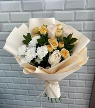 Букет цветов из:  Розы и Хризантемы #REPLACE_PRED# Кумертау