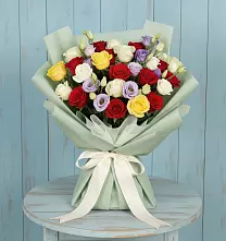 Букет цветов из:  Розы в Кумертау