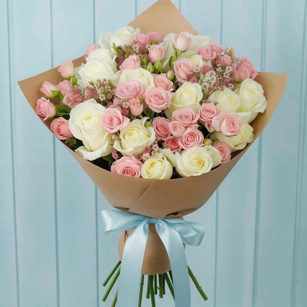 Букет цветов из: Розы в Кумертау