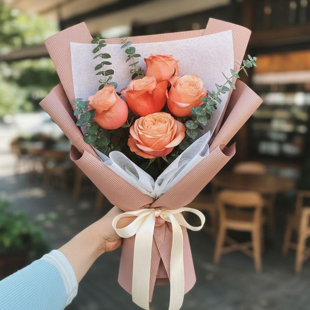 Букет цветов из: Розы в Кумертау