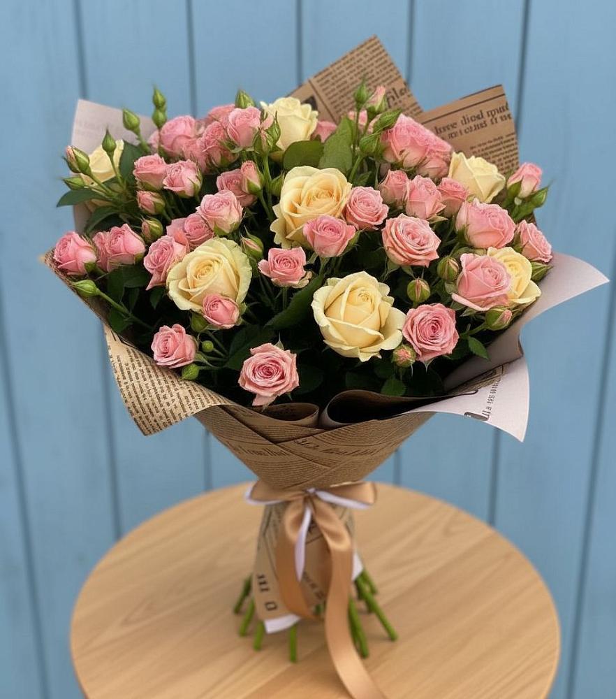 Букет цветов из: Розы в Кумертау