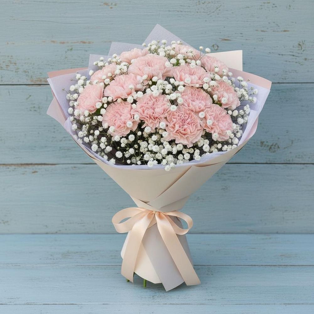 Букет цветов из: Гвоздики в Кумертау