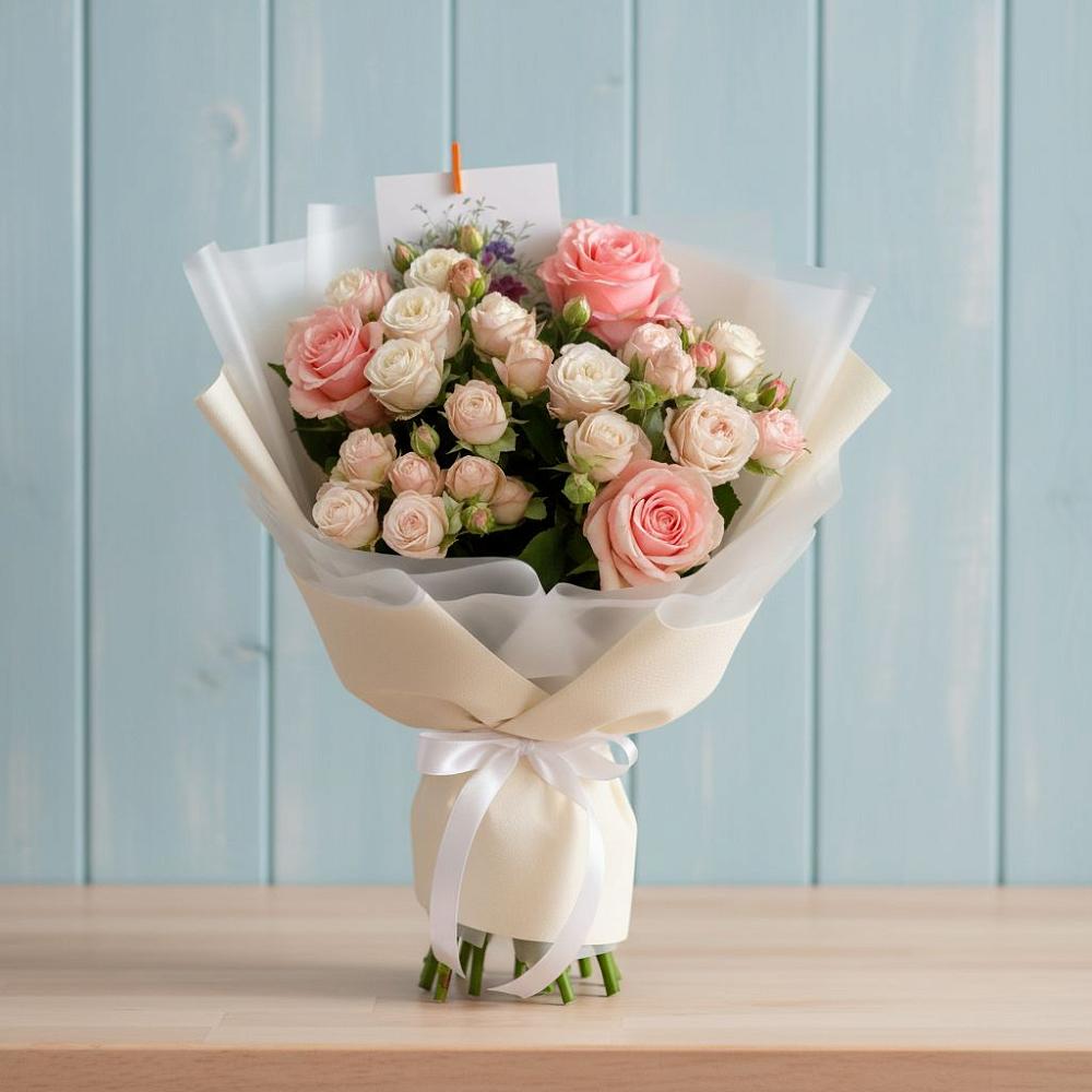 Букет цветов из: Розы в Кумертау