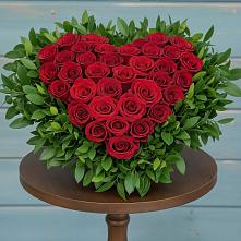 Цветочная композиция из Розы в виде сердца #REPLACE_PRED# Кумертау