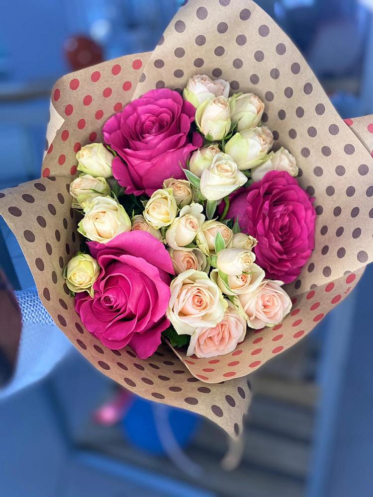 Букет цветов из: Розы в Кумертау