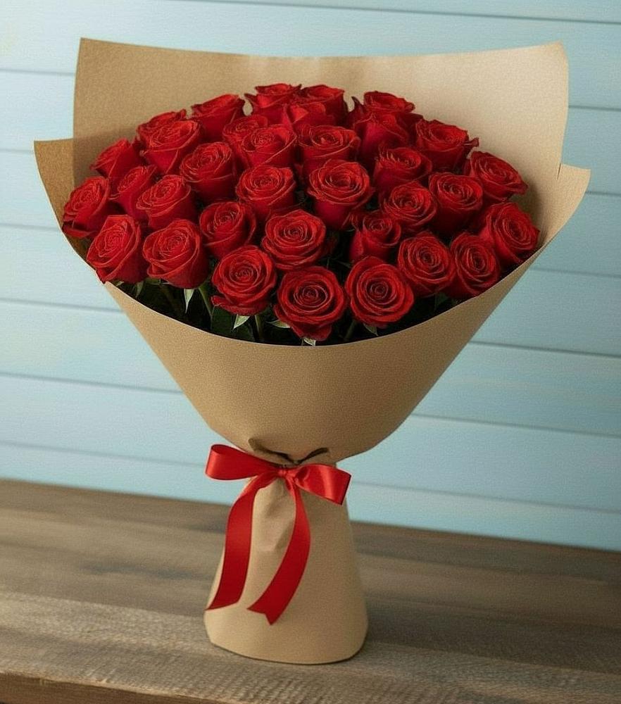 Букет Красные розы Милано в Кумертау