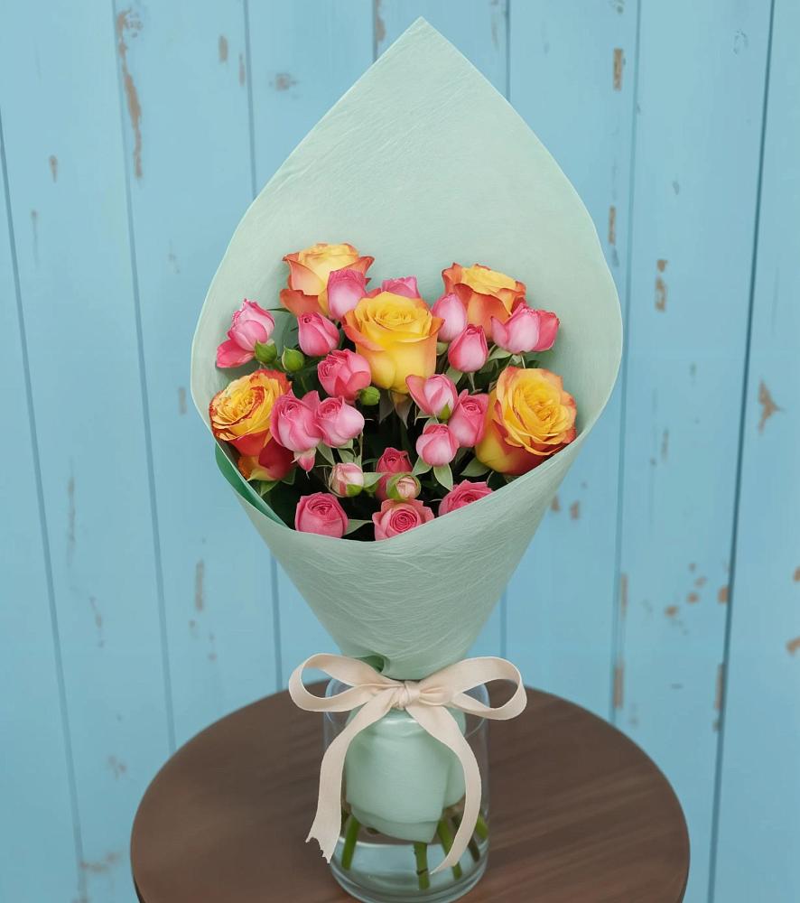 Букет цветов из: Розы в Кумертау