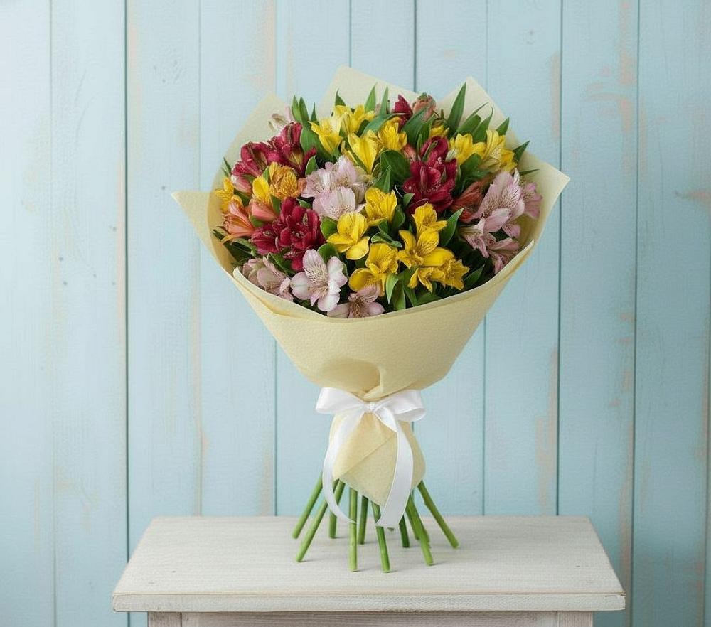 Букет цветов из: Альстромерии в Кумертау