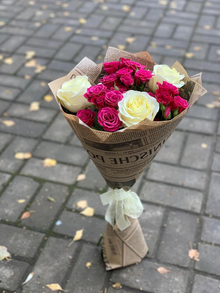 Букет цветов из: Розы в Кумертау