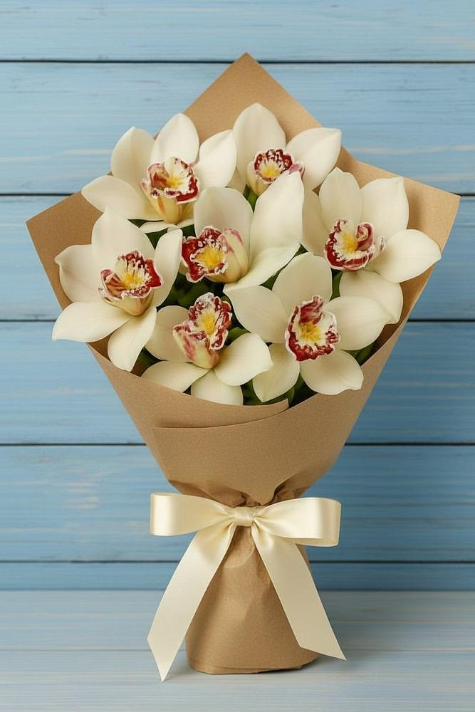 Букет цветов из: Орхидеи и Розы в Кумертау